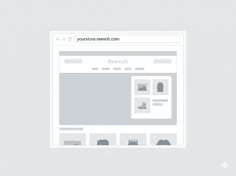 Your own storefront URL